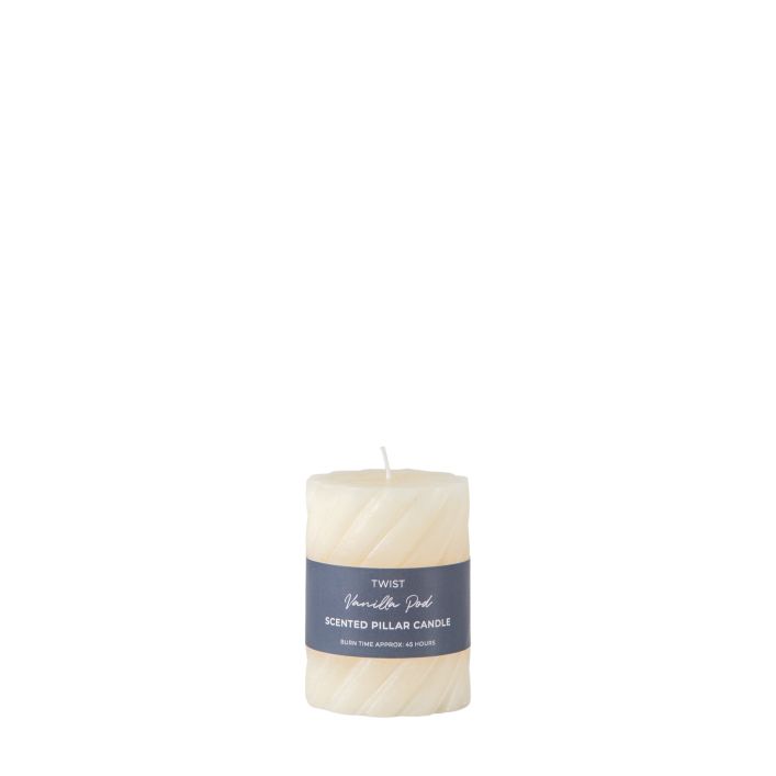 Vanilla Pillar Candle Twist