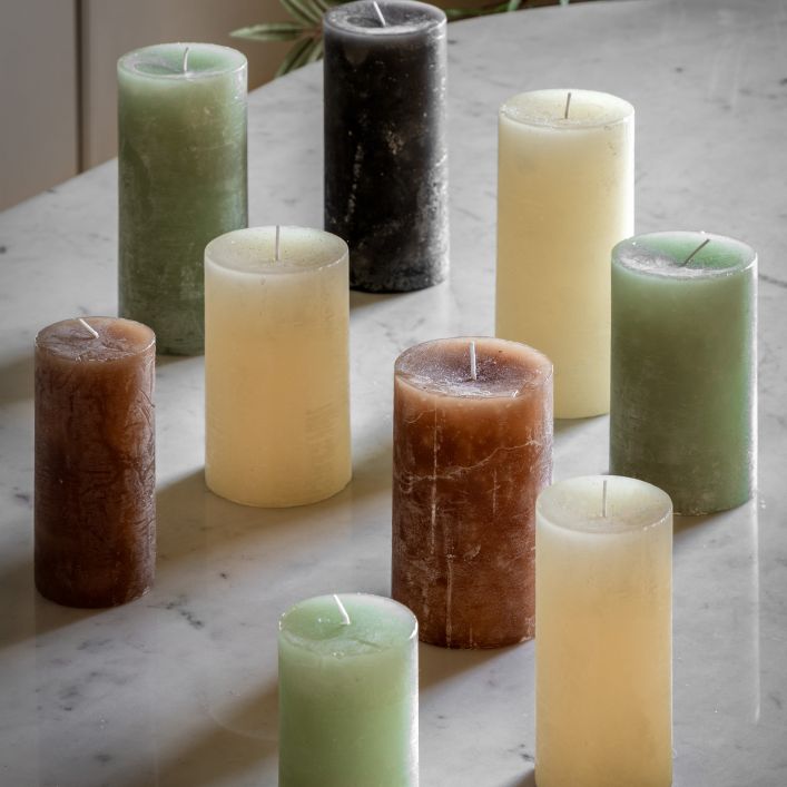 Pillar Candle Rustic