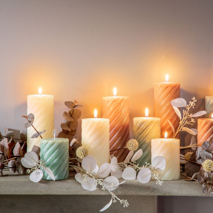 Vanilla Pillar Candle Twist