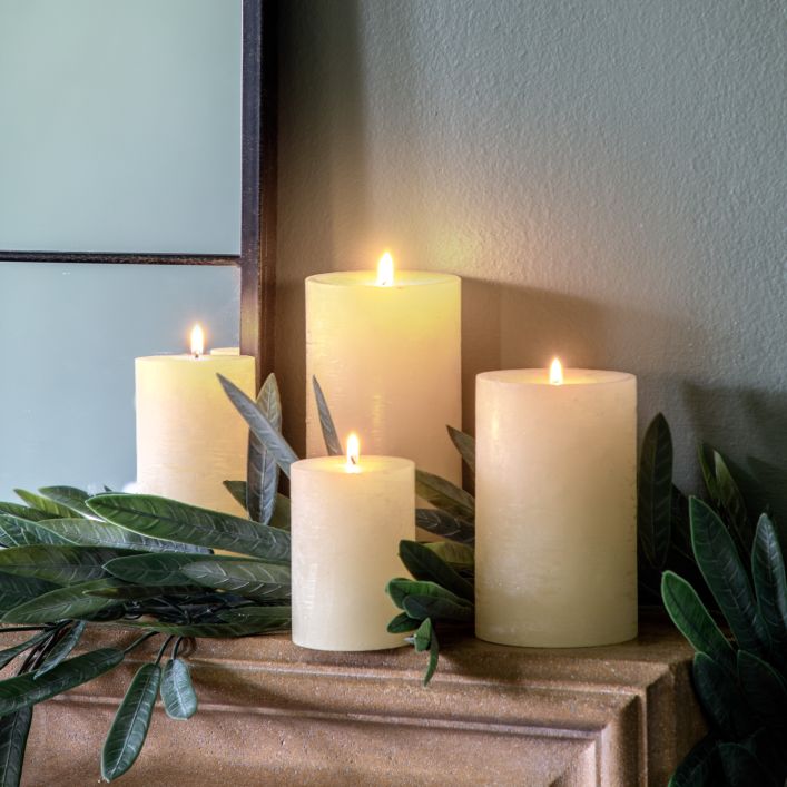 Pillar Candle Rustic
